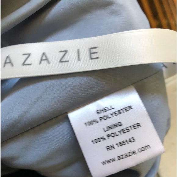 Azazie Beautiful soft blue formal dress - Picture 9 of 10